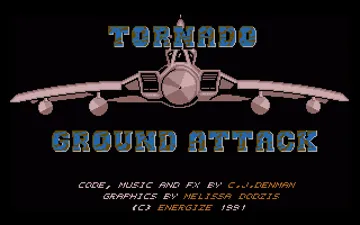 Tornado Ground Attack screen shot title